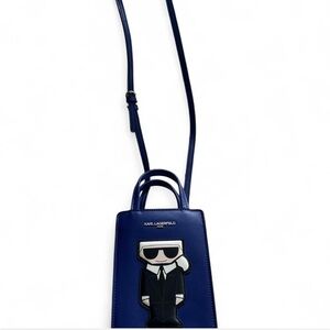 Karl Lagerfeld Navy Character Crossbody